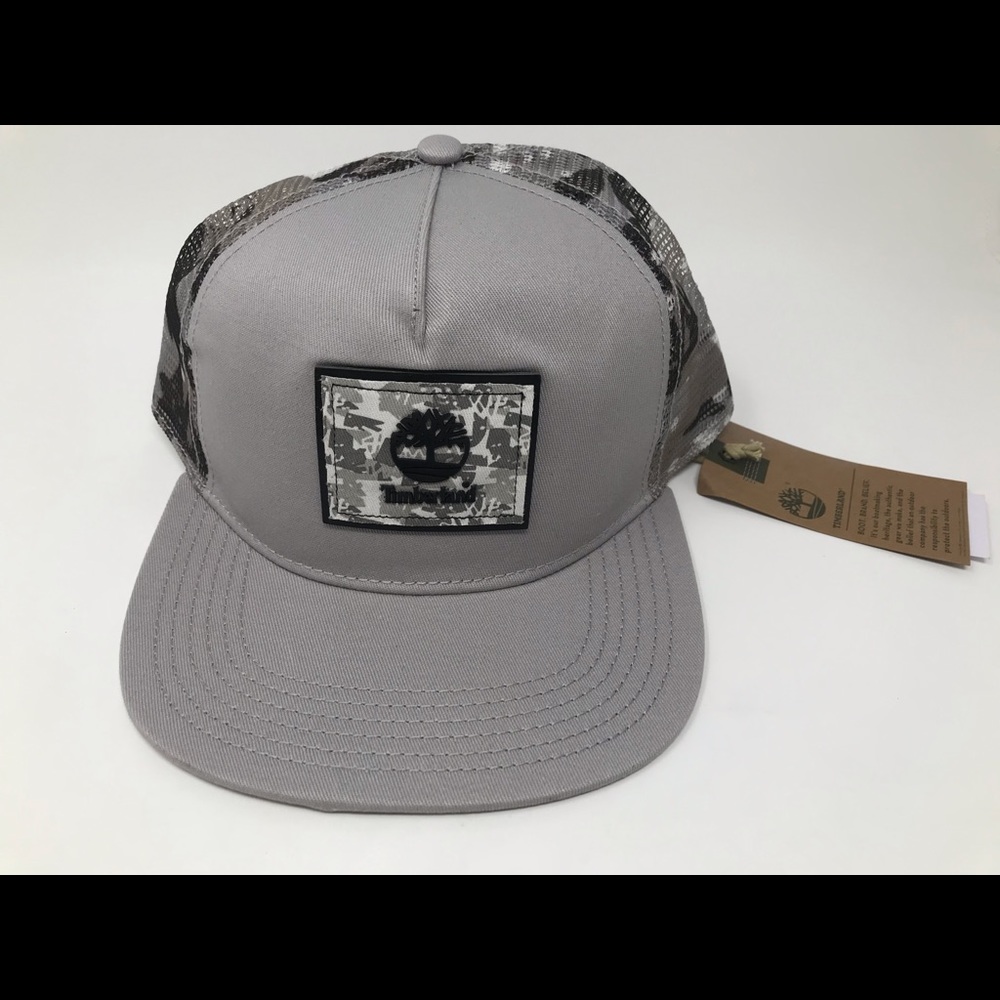 TIMBERLAND Camo Mesh Trucker Men’s Hat One Size